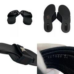 グッチ GUCCI サンダル トングサンダル 241666 ブラックの画像