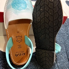 RIA 亀のイラストが可愛いサンダルの画像