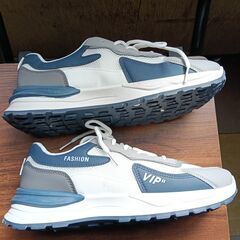 新品 26cm メンズ スニーカー ホワイト 厚底 シューズ 普段着 識別番号:【N527-S】の画像