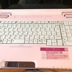 レア☆可愛いペールピンクカラーのノートPC LED綺麗な2台セット☆☆の画像