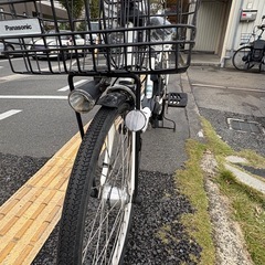 中古24インチPanasonic電動アシスト自転車　8Ah 大阪の画像