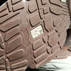 新品 25cm メンズ スニーカー グレー 厚底 シューズ 識別番号:【N528-S】の画像