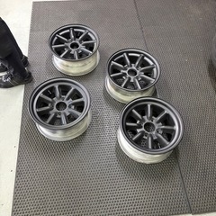 RSワタナベエイトスポーク 旧車・当時もの・AE86にて使用の画像