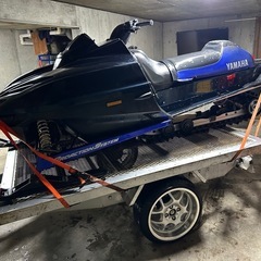 スノーモービルSRX700 & 軽トレーラー セットの画像