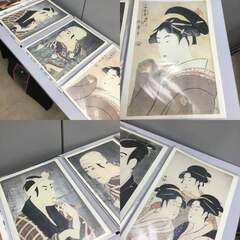 【🍀美品】「額絵シリーズ」写楽・歌麿二十四選「読売新聞」の画像
