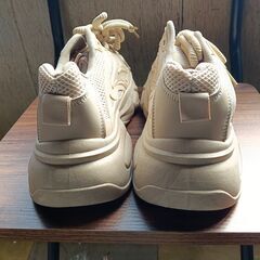 新品 26cm メンズ スニーカー ブラウン 厚底 シューズ 普段着 識別番号:【N529-S】の画像