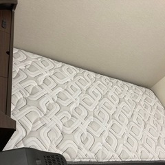 シングルベッドマット付き新品未使用の画像