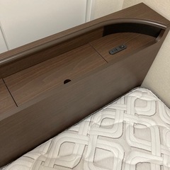 シングルベッドマット付き新品未使用の画像