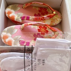 七五三　3歳女の子ピンクお着物9点セットの画像