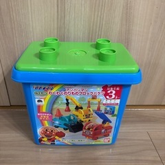 ブロックラボ アンパンマン わくわくのりものブロックの画像