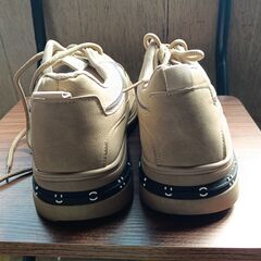 新品 26cm メンズ スニーカー ブラウン 厚底 シューズ 普段着 識別番号:【N530-S】の画像