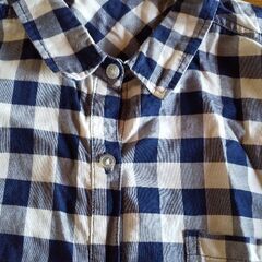 チェック長袖シャツ Lサイズ レディースの画像