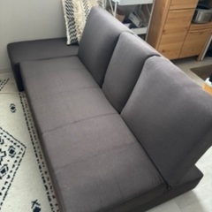 アイリスオーヤマ ソファベッド 2人掛けの画像