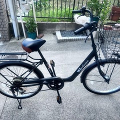 自転車24インチ　6段変速
の画像
