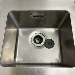 マルゼン ステンレス製 1槽シンク W450×D450×H800 ステンレスシンク 厨房 厨房機器 店舗 店舗用品 シンク BS1-044N 美品 Y2385の画像