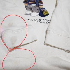 【お取引中1】ラルフローレン ポロベア ワンピース サイズ:4 シミ多数あり の画像