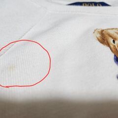 【お取引中1】ラルフローレン ポロベア ワンピース サイズ:4 シミ多数あり の画像