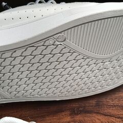 新品 25.5cm メンズ スニーカー ホワイト 厚底 シューズ 普段着 識別番号:【N533-S】の画像