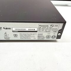 パナソニック/Panasonic BDレコーダー DMR-4CT401 2020年製 4TB 4Kチューナーの画像