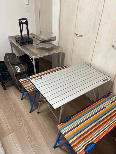 キャンプ用品❗️　セット販売！（お問い合わせ者とお話し中）