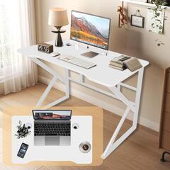 パソコンデスク⭐️ゲーミングデスク 幅100 人間工学 ワークデスク 省スペースの画像