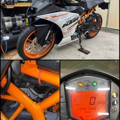 KTM RC390 実働　走る曲がる止まるOK 書類有り　車検無し　軽整備済み🔧　レーサー　ケーティーエムの画像