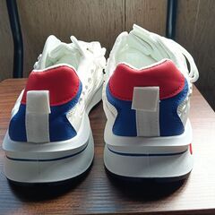 新品 26cm メンズ スニーカー ホワイト 厚底 シューズ 普段着 識別番号:【N535-S】の画像