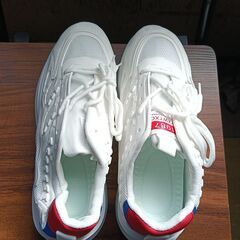 新品 26cm メンズ スニーカー ホワイト 厚底 シューズ 普段着 識別番号:【N535-S】の画像