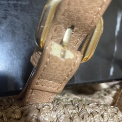 サマンサタバサ デニムアリッサ インディゴ カゴバッグの画像