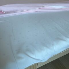 天然ラッテクスマットレスパッド　セミダブルの画像