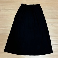 ロングスカート(黒)の画像