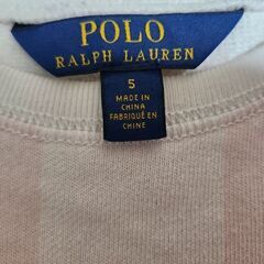 【お取置き3】ラルフローレン 薄手スウェット 染み多数あり サイズ:5の画像