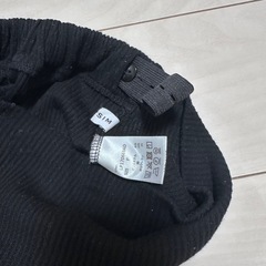 LEPSIM 黒 リブ編み マタニティスカート ブラック　タイトスカートの画像