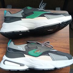 新品 26cm メンズ スニーカー ブラック 厚底 シューズ 普段着 識別番号:【N539-S】の画像