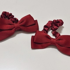 リボンヘアアクセサリーセットの画像