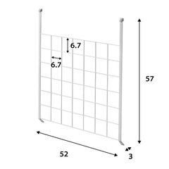 tower レンジフードメッシュパネルタワー　ホワイトの画像