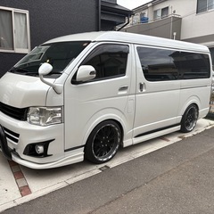 ハイエース　ホイール　20インチ　オーバーフェンダーセットの画像