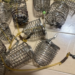 釣り　ステンレスカゴの画像