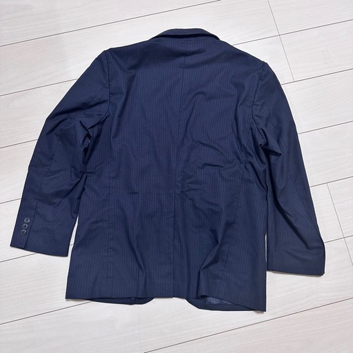 【新品．未使用】スーツ ジャケット メンズ　ORUGANOMAC 美品ORUGANOMAC テーラードジャケット 黒 スウェード ビシネス2614