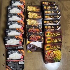 レトルトカレー、ごはんセット②の画像