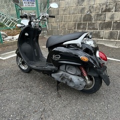 ヤマハ　ビーノ125 2.4万キロ　タイヤ前後新品　シート張替え　バッテリー新品　通勤　通学　の画像