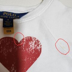 【お取引中1】ラルフローレン 裏起毛 ワンピース  染みあり サイズ:4 の画像