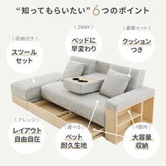 ソファーベットの画像