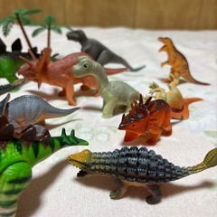 恐竜🦕フィギュアたくさんの画像