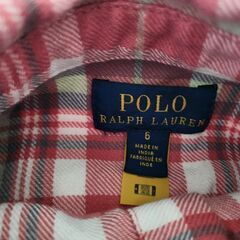 【お取置き中2】ラルフローレン チェックシャツ サイズ:6の画像