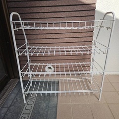 基地内購入 シューズラック 靴箱の画像