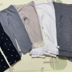 子ども服　ボトムス　レギンス　100 　キッズ　6枚の画像