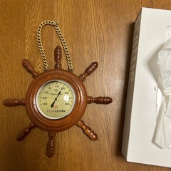 シチズン置き時計　温度計の画像