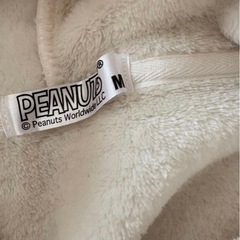PEANUTS スヌーピー フード付きパーカー M モコモコの画像