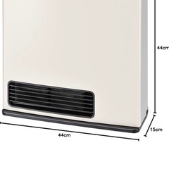 都市ガス　ガスファンヒーター2023年製の画像